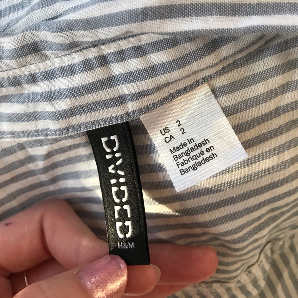 striped button down - Picture 4 of 4